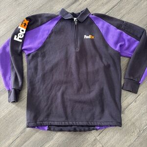 Fedex Stan Herman VF Imagewear Quarter Zip Up Long Sleeve M